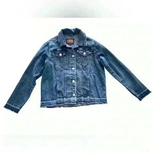 JUDY BLUE Destroyed/Distressed Denim Jacket‎